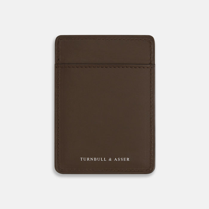 Dark Chocolate Two-slot Card Case