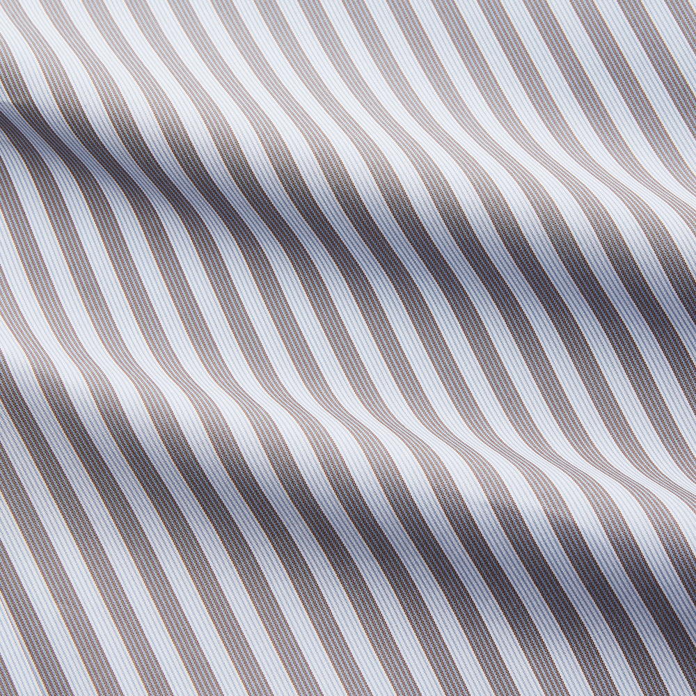 Pale Blue Multi Stripe Cotton Regular Fit Mayfair Shirt