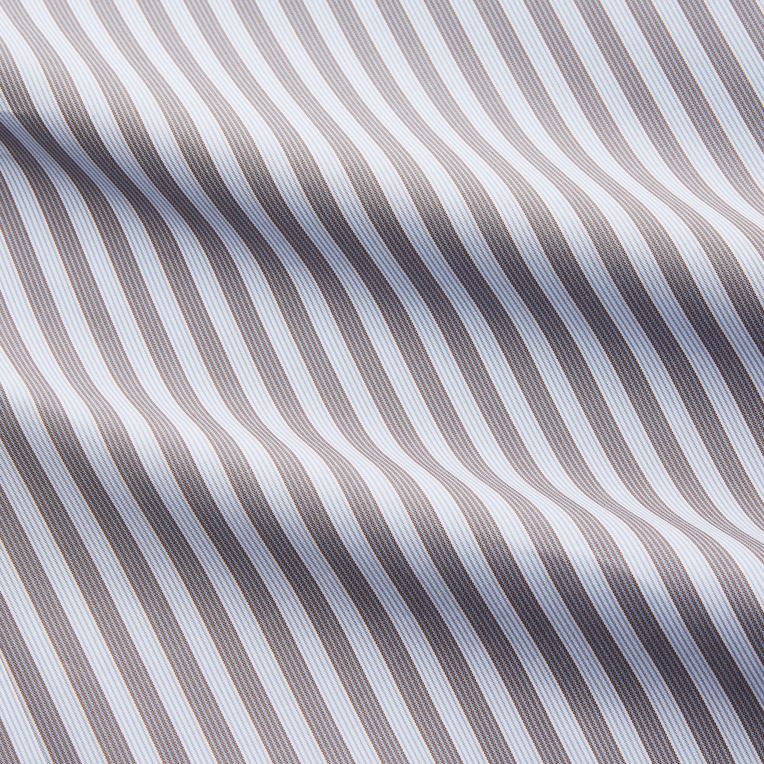 View 4 of product Pale Blue Multi Stripe Cotton Regular Fit Mayfair Shirt