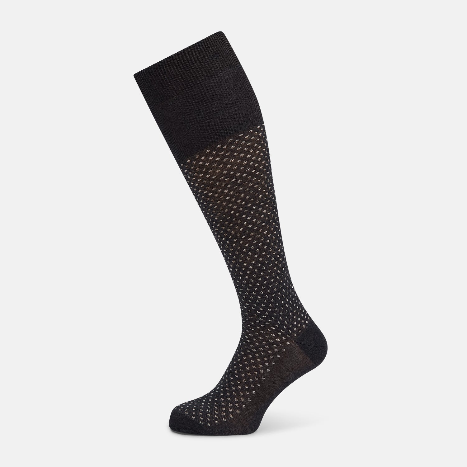View 1 of product Grey Motif Long Socks
