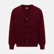 Burgundy Cashmere Cardigan