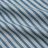 View 4 of product Pale Blue Multi Stripe Weekend Fit Wool Shirt with Derby Collar and 1 Button Cuffs