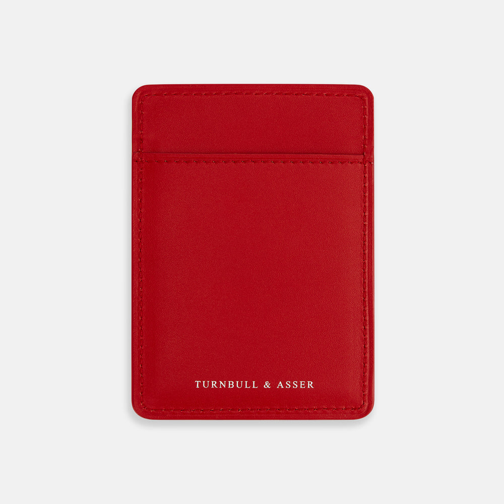 Red Two-slot Card Case
