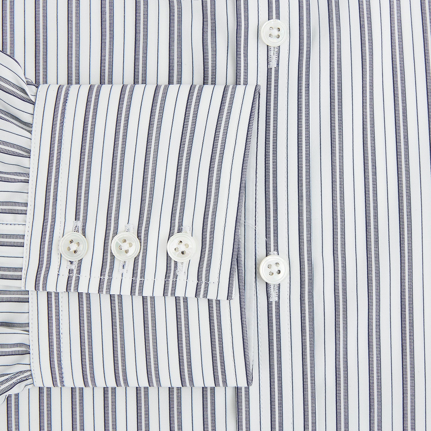 View 4 of product Navy Multi Stripe Mayfair Shirt