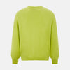 Lemon Green Cashmere V-neck Jumper