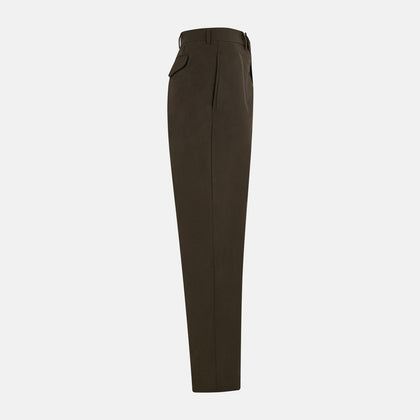 Moss Green Winston Trousers Image 3