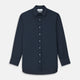 Navy Cotton Regular Fit Mayfair Shirt