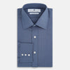 View 1 of product Mid Blue Red Stripe Regular Fit Mayfair Shirt