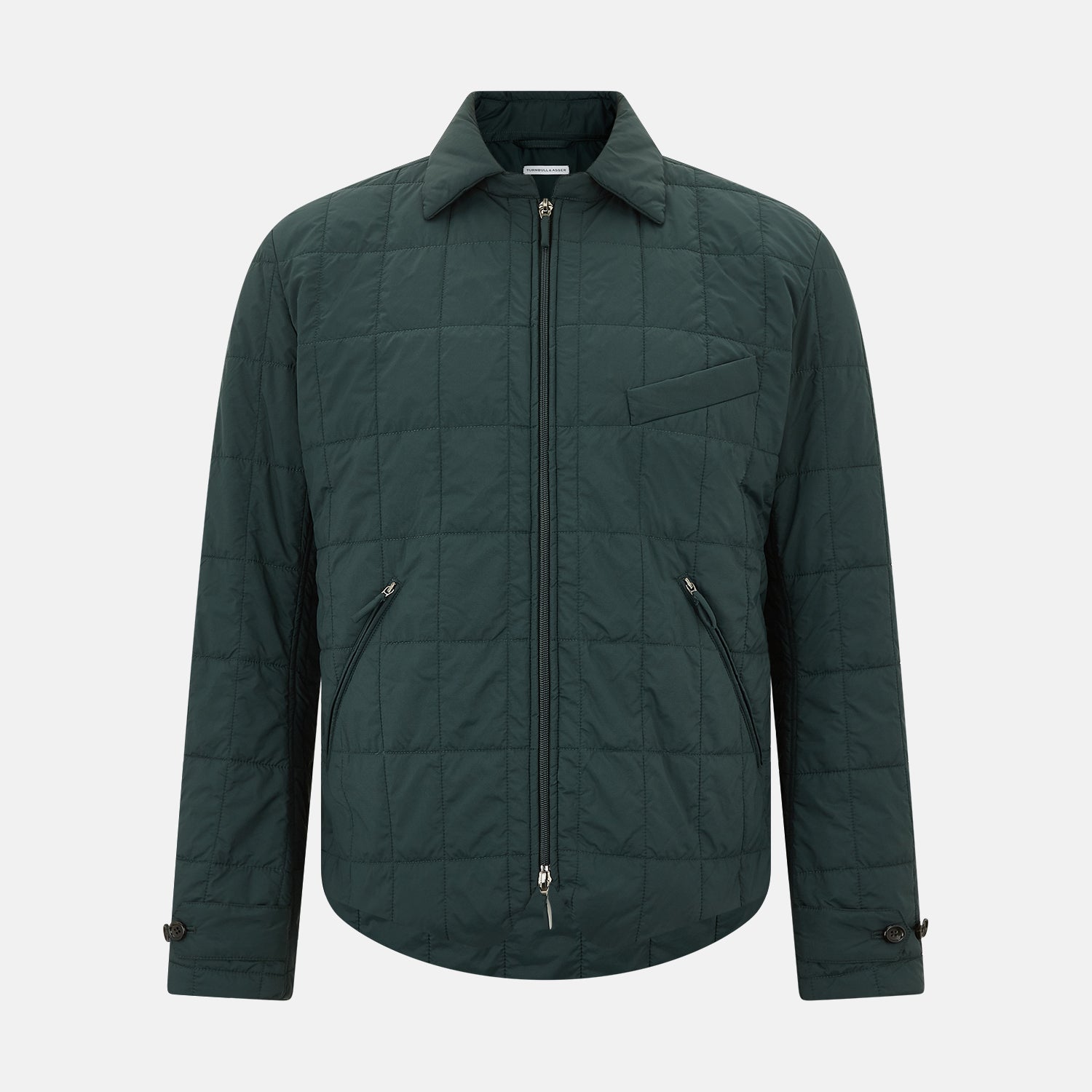 View 1 of product Battersea Forest Green Quilted Jacket