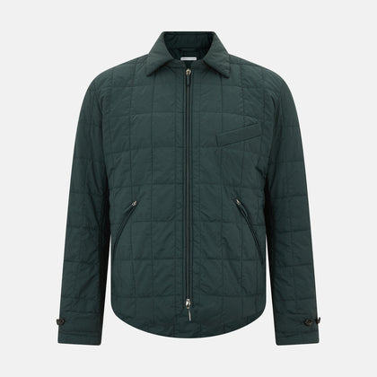 Battersea Forest Green Quilted Jacket