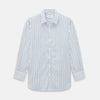 View 1 of product SAPPHIRE BLUE MULTI TRACK STRIPE WINDSOR SHIRT