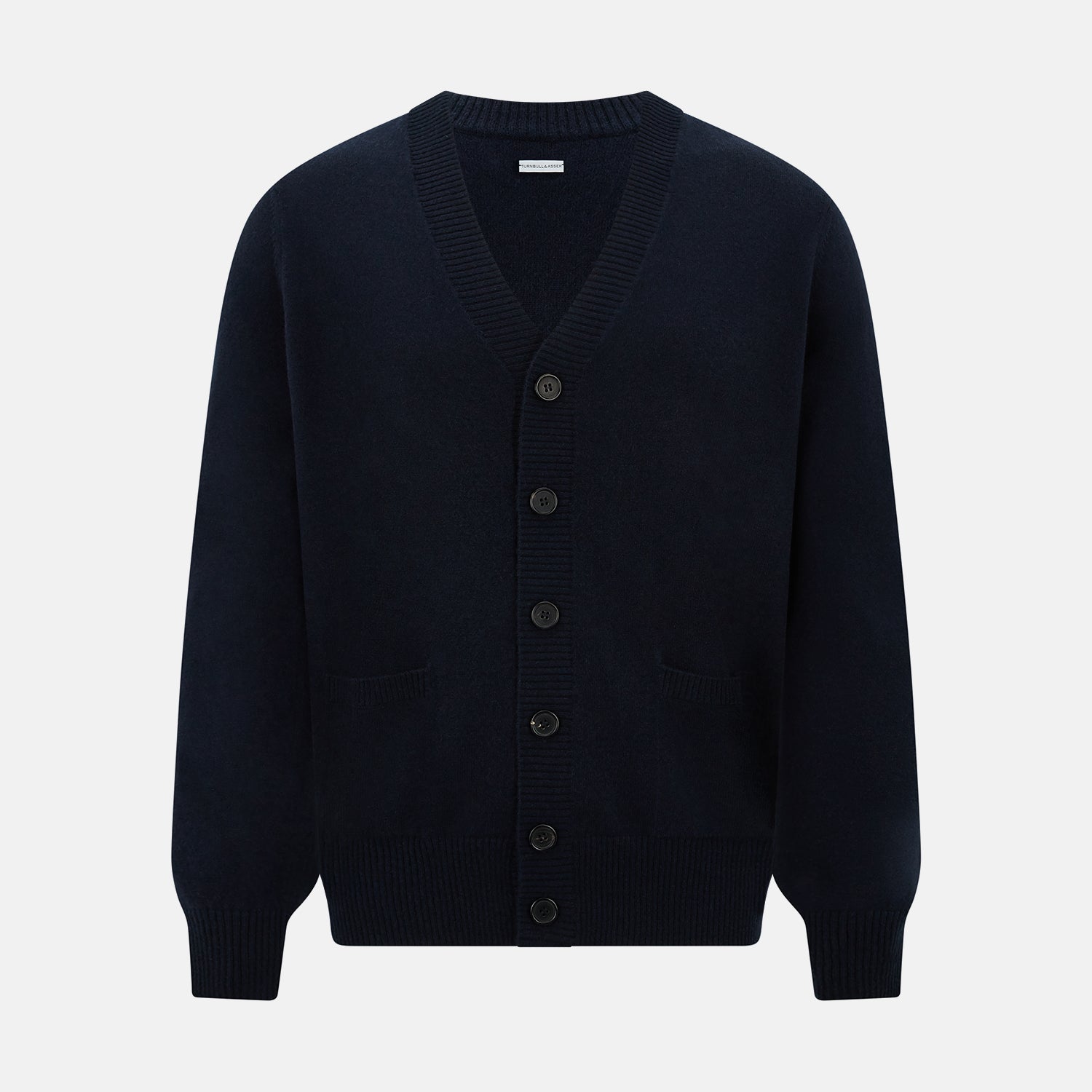 View 1 of product Navy V-Neck Cashmere Cardigan