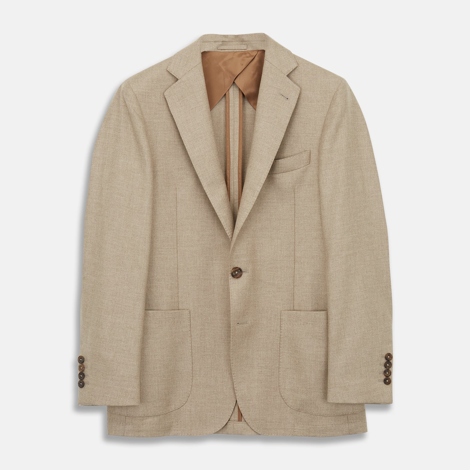 View 2 of product Beige Wool, Silk and Cashmere Bern Jacket