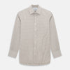 View 1 of product Coffee Micro Shadow Check Mayfair Shirt