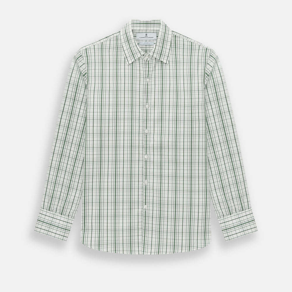 Sage Green Plaid Check Westminster Shirt