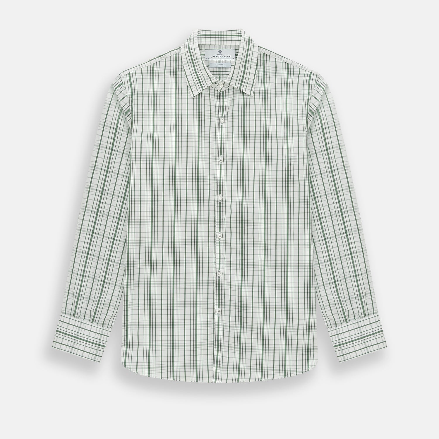 View 1 of product Sage Green Plaid Check Westminster Shirt