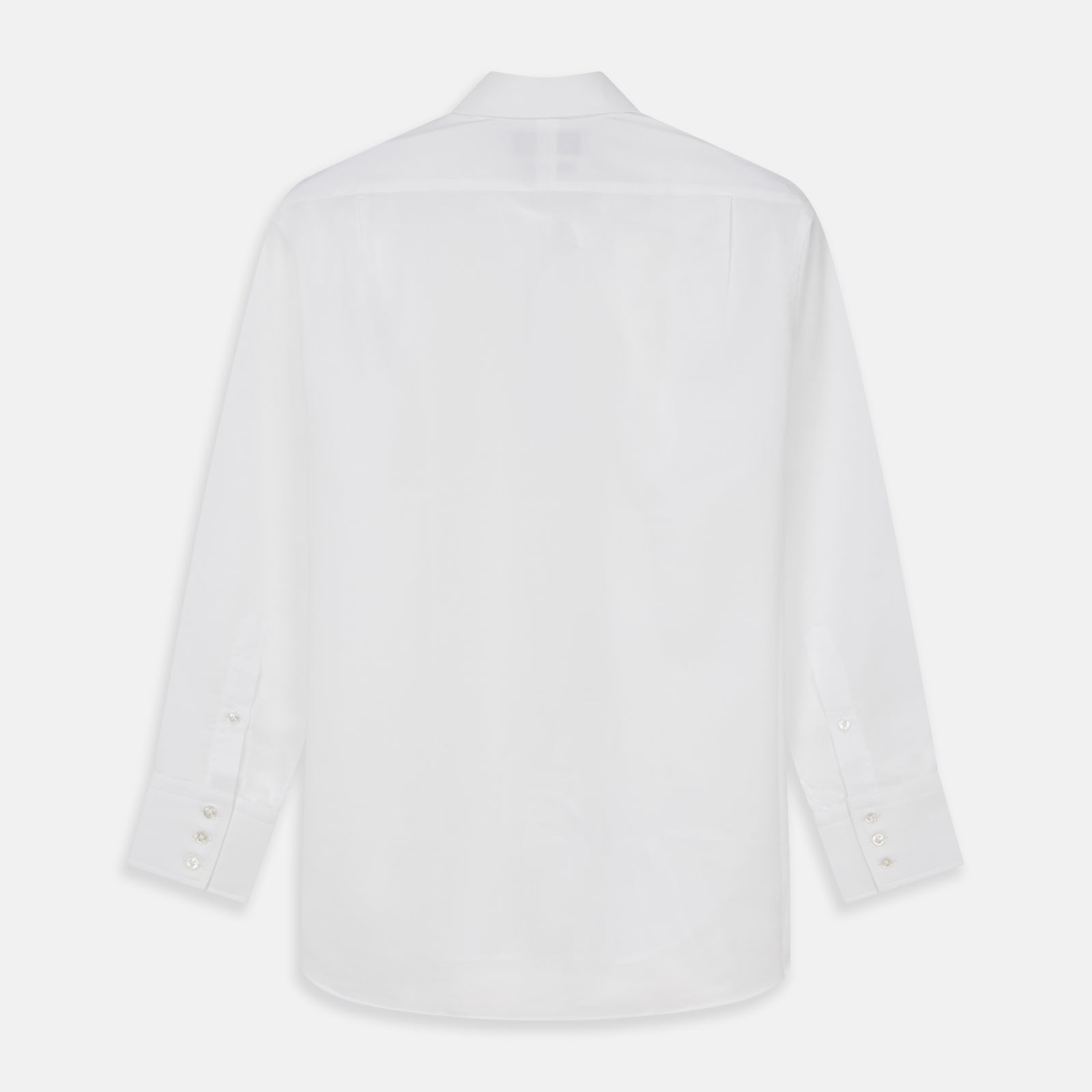 White Cotton Voile Regular Fit Mayfair Shirt