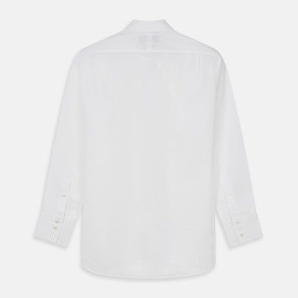 White Cotton Voile Regular Fit Mayfair Shirt Image 4
