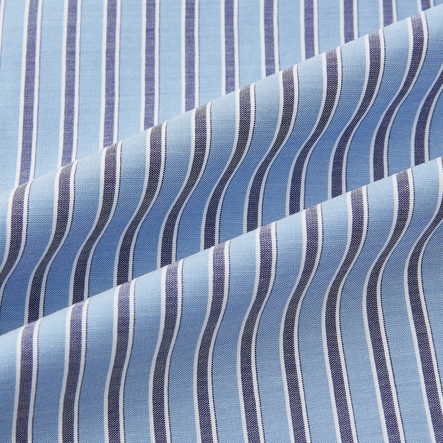 View 8 of product Steel Blue Ticking Stripe Westminster Shirt