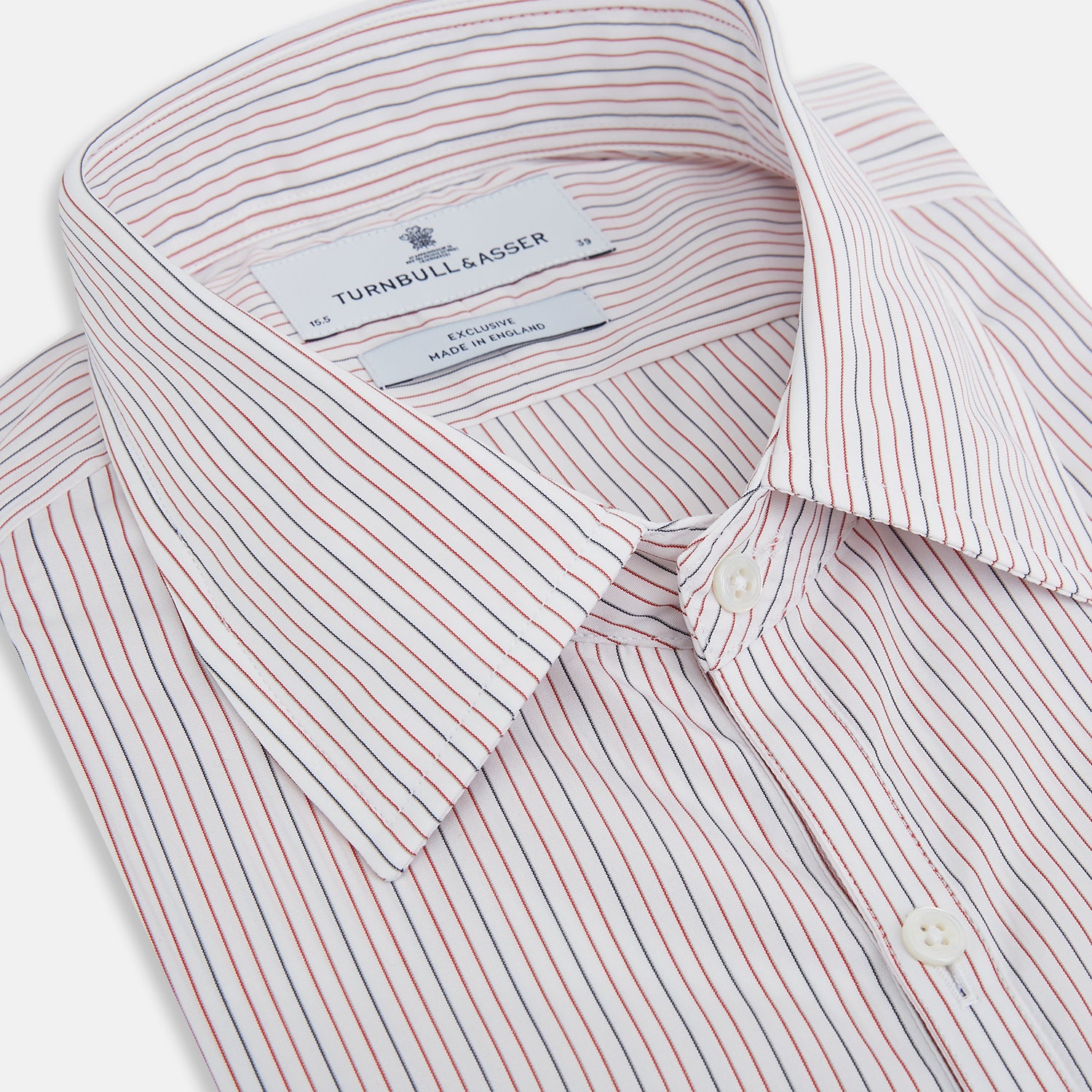 View 2 of product Red and Blue Ticking Stripe Westminster Shirt