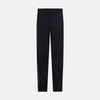 View 1 of product Navy Linen Blend Henry Trousers