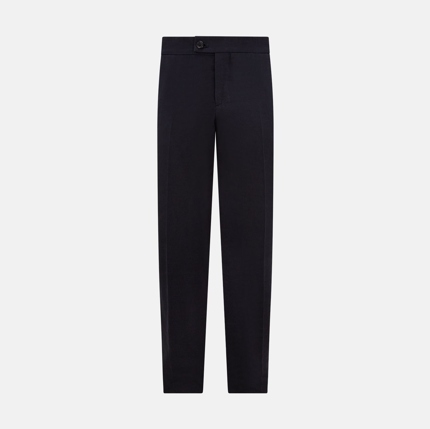 View 1 of product Navy Linen Blend Henry Trousers