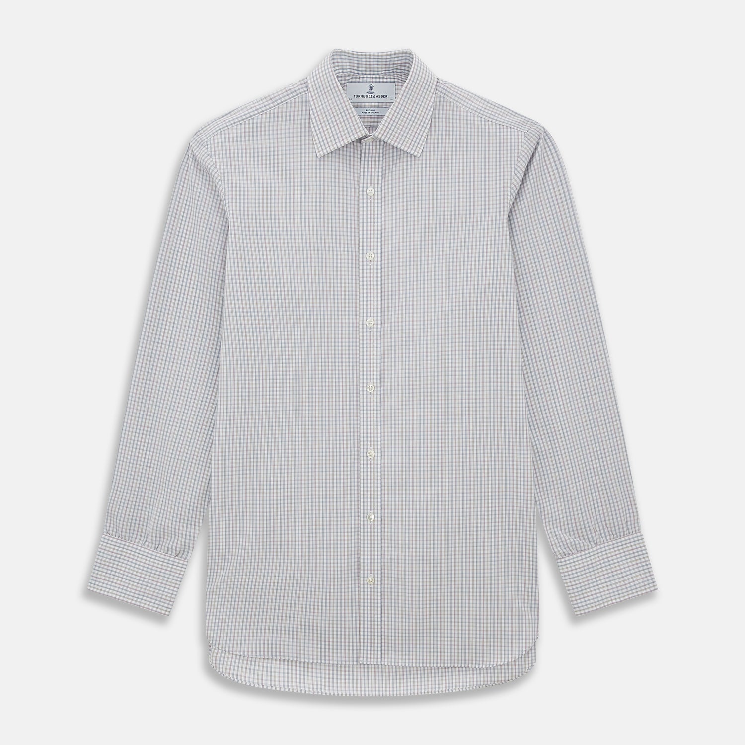 View 1 of product Sky Blue Multi Graph Check Shirt