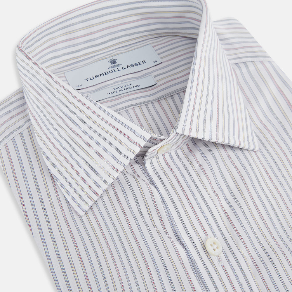 Multicoloured Music Stripe Mayfair Shirt