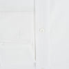 View 4 of product Tailored Fit White Marcella Front Shirt with Kent Collar and Double Cuffs