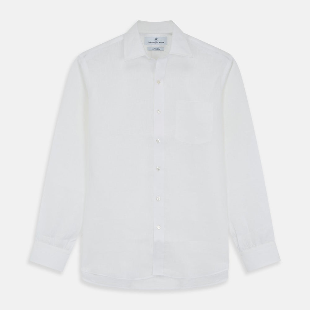 Plain White Linen Fabric