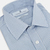 View 2 of product Blue Micro Shadow Check Mayfair Shirt