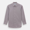 View 1 of product Burgundy Micro Shadow Check Mayfair Shirt