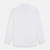 View 3 of product White Herringbone Tailored Fit Shirt With Kent Collar