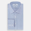 View 5 of product Pale Blue Pinstripe Mayfair Shirt