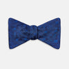 View 1 of product Electric Blue Motif Silk Bow Tie