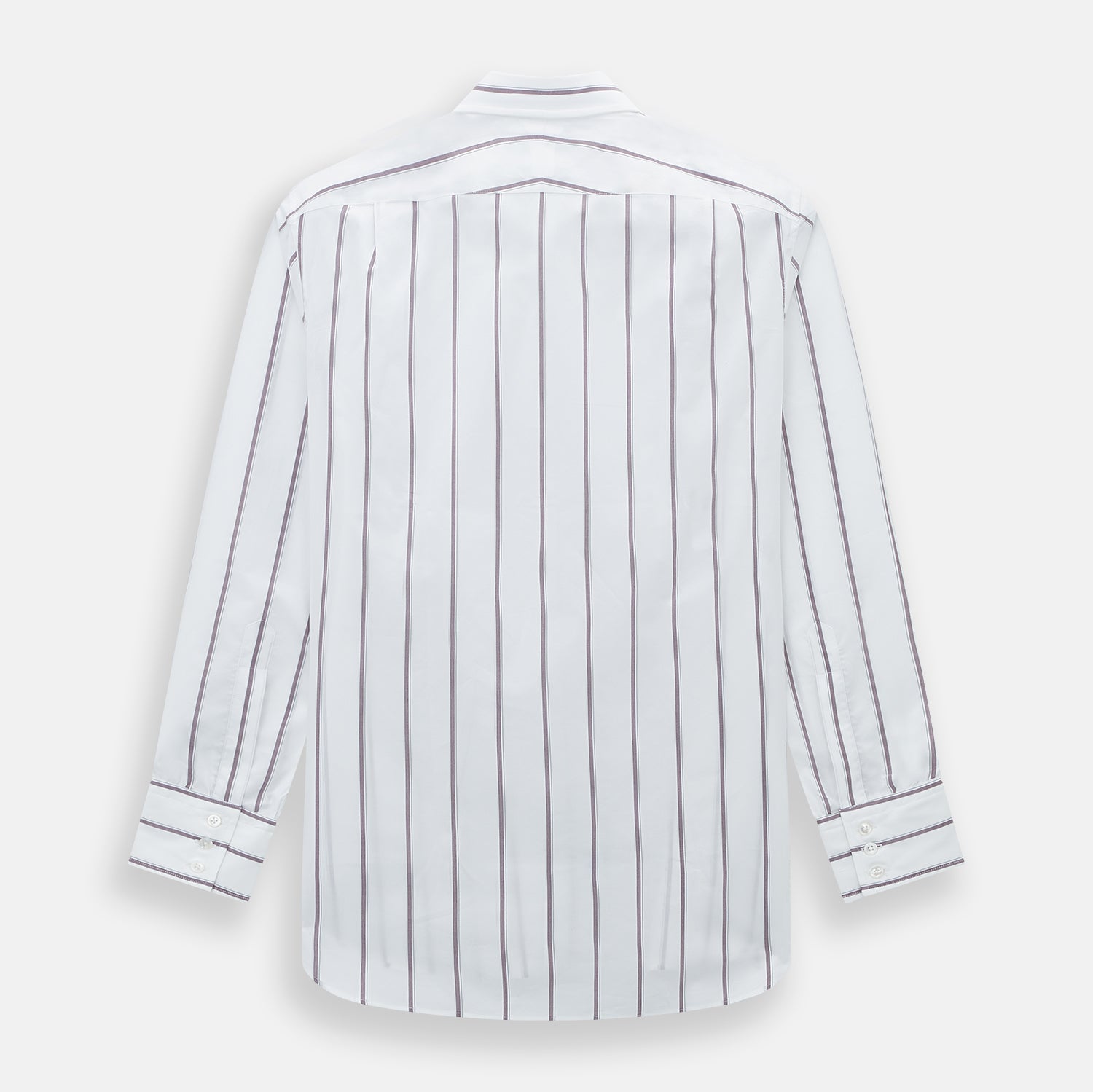 View 3 of product Burgundy Track Stripe Mayfair Shirt