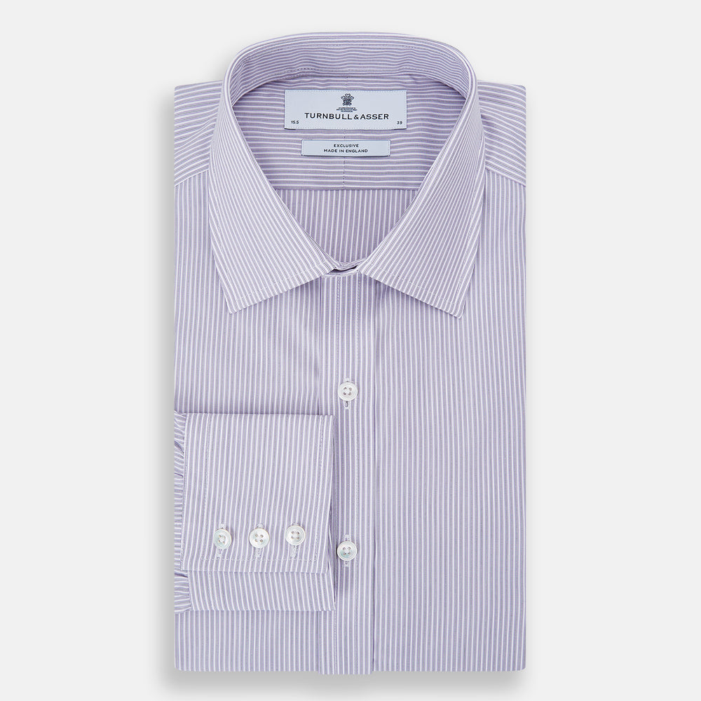 Lilac Halo Stripe Mayfair Shirt