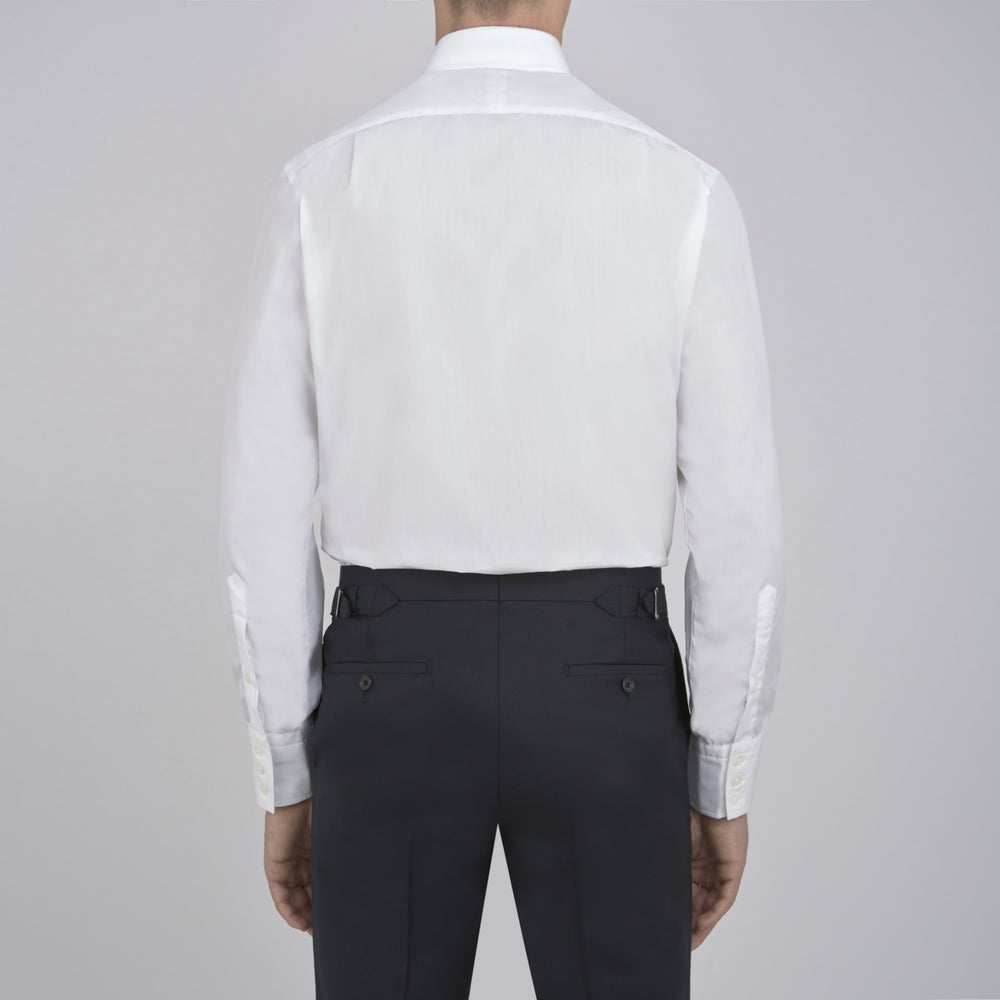 Sea Island Cotton Classic Fit White Shirt