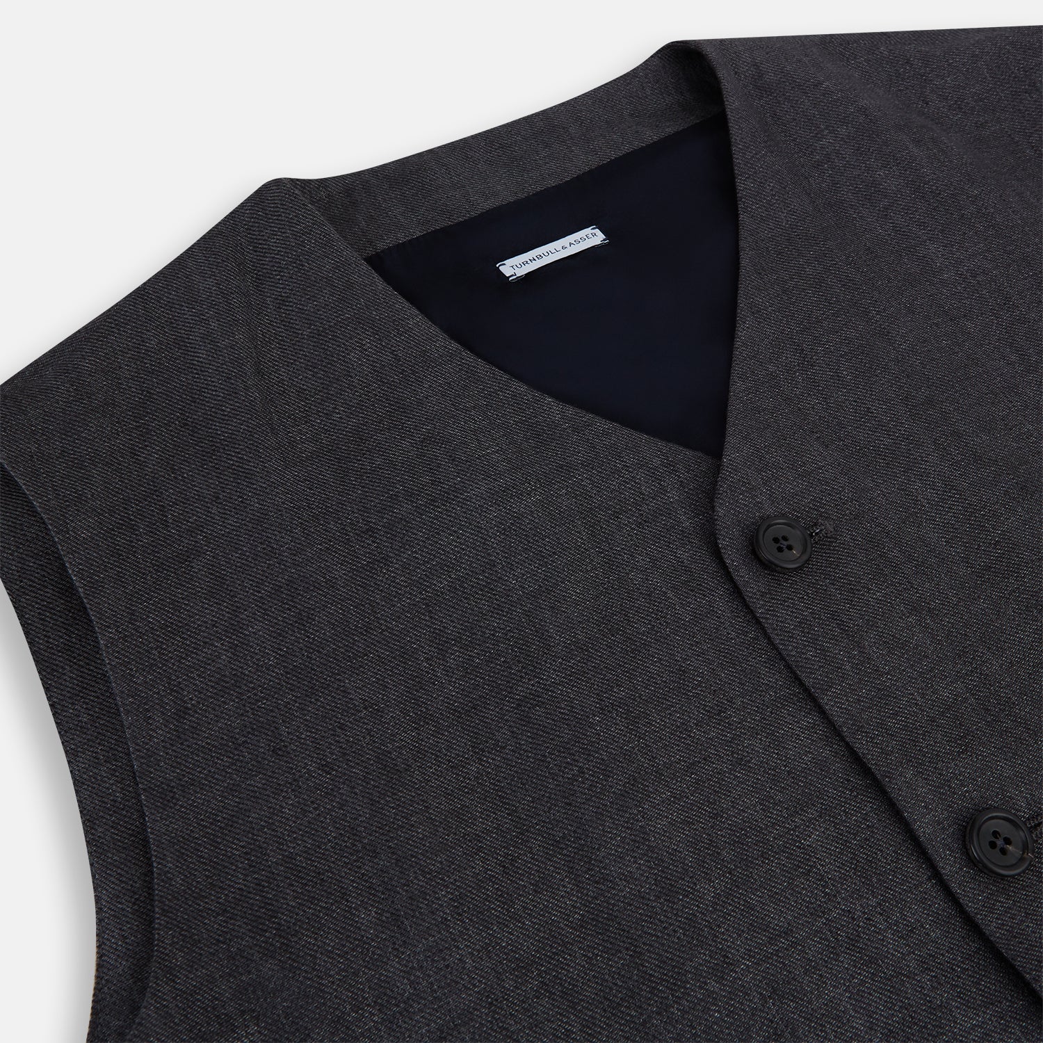 View 2 of product Ash Linen Twill Waistcoat