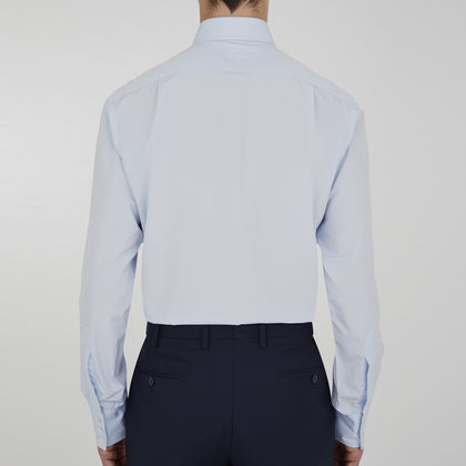 Two-Fold 120 Light Blue Shirt with T&A Collar and 3-Button Cuffs Image 5