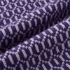 View 3 of product Purple and Lilac Hexagon Cashmere Knitted Scarf
