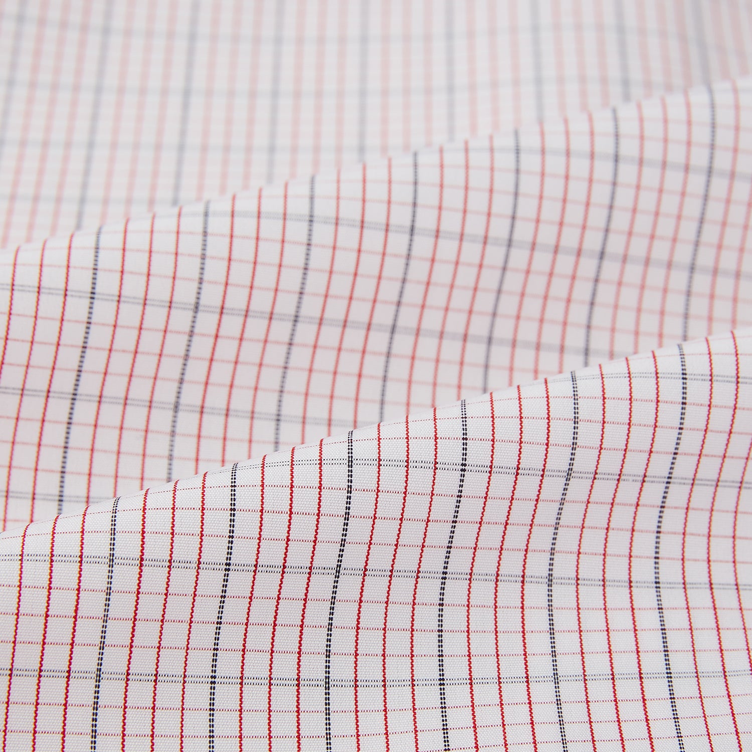 Red Micro Graph Check Mayfair Shirt