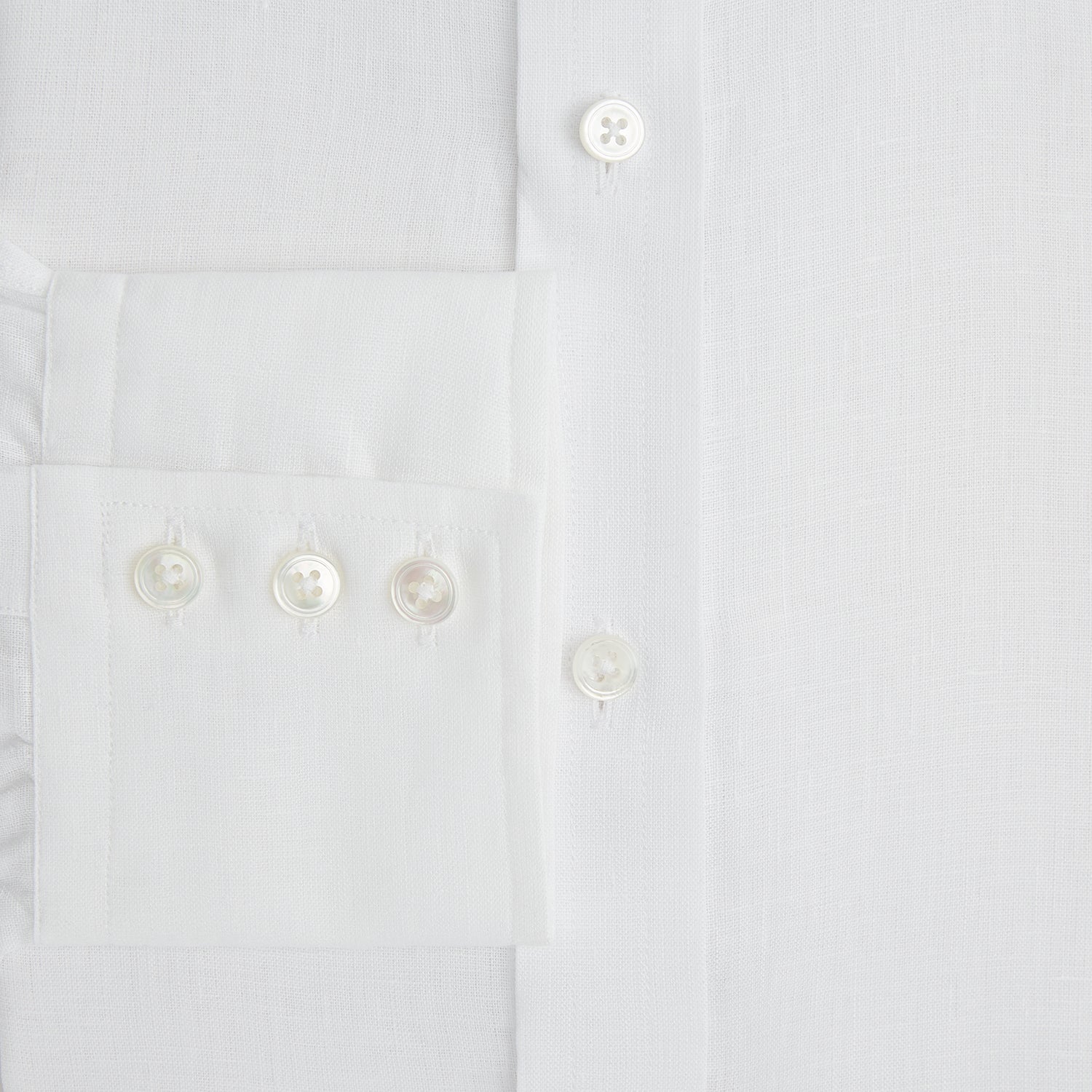 View 4 of product White Linen Mayfair Shirt