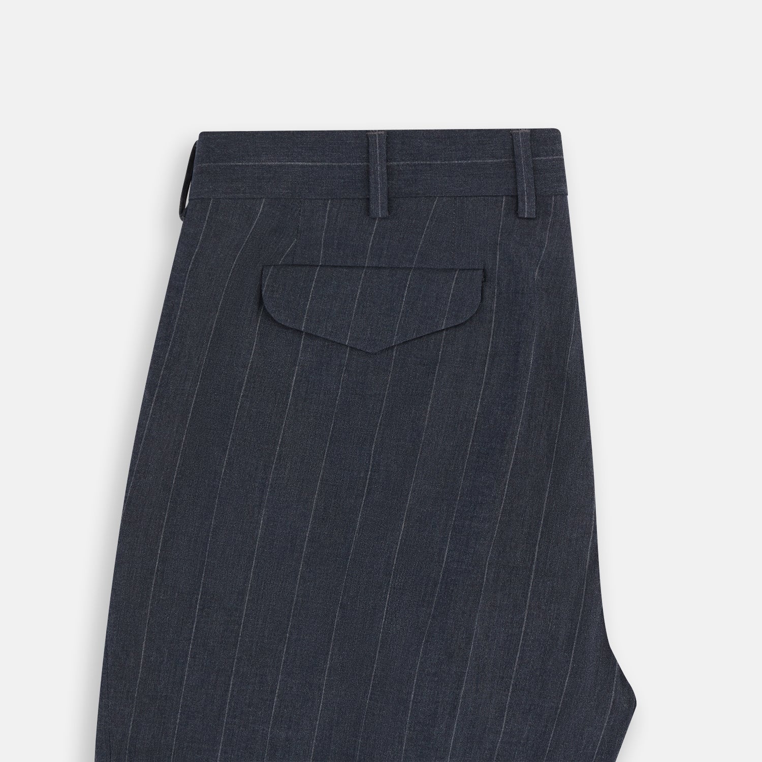 View 6 of product Navy Striped Edmund trousers