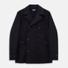 View 1 of product Navy Wellington Double-Breasted Caban Coat