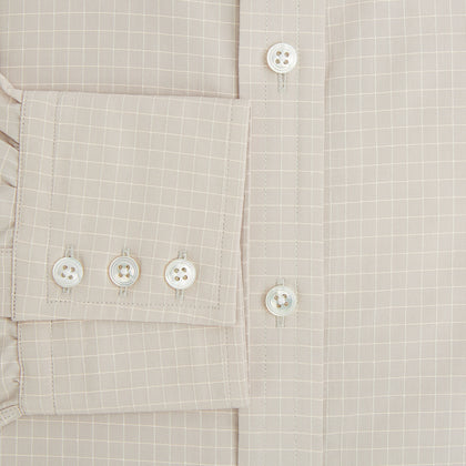 Pale Pink Fine Check Mayfair Shirt Image 3