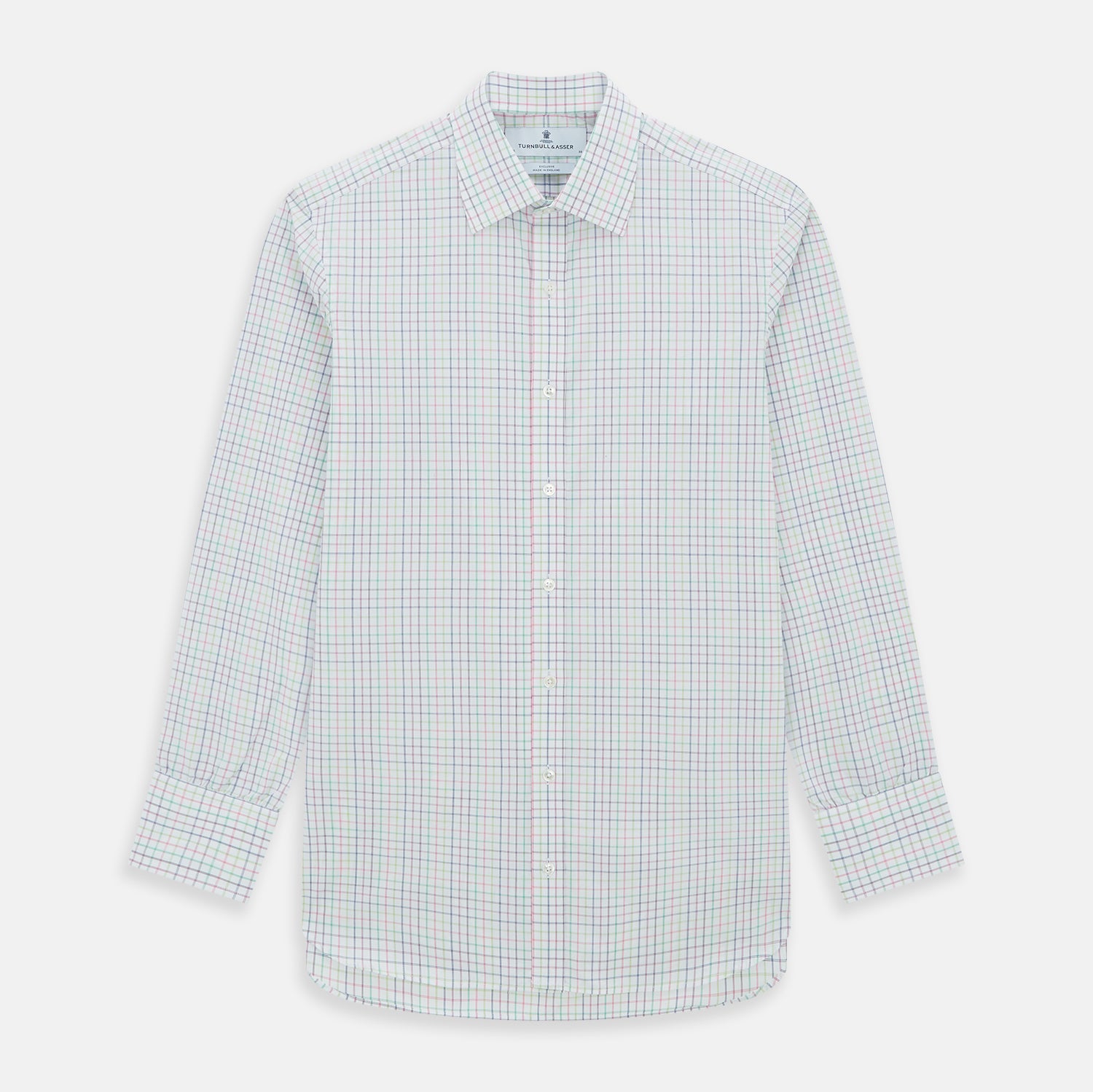 View 1 of product Multicoloured Double Grid Check Mayfair Shirt