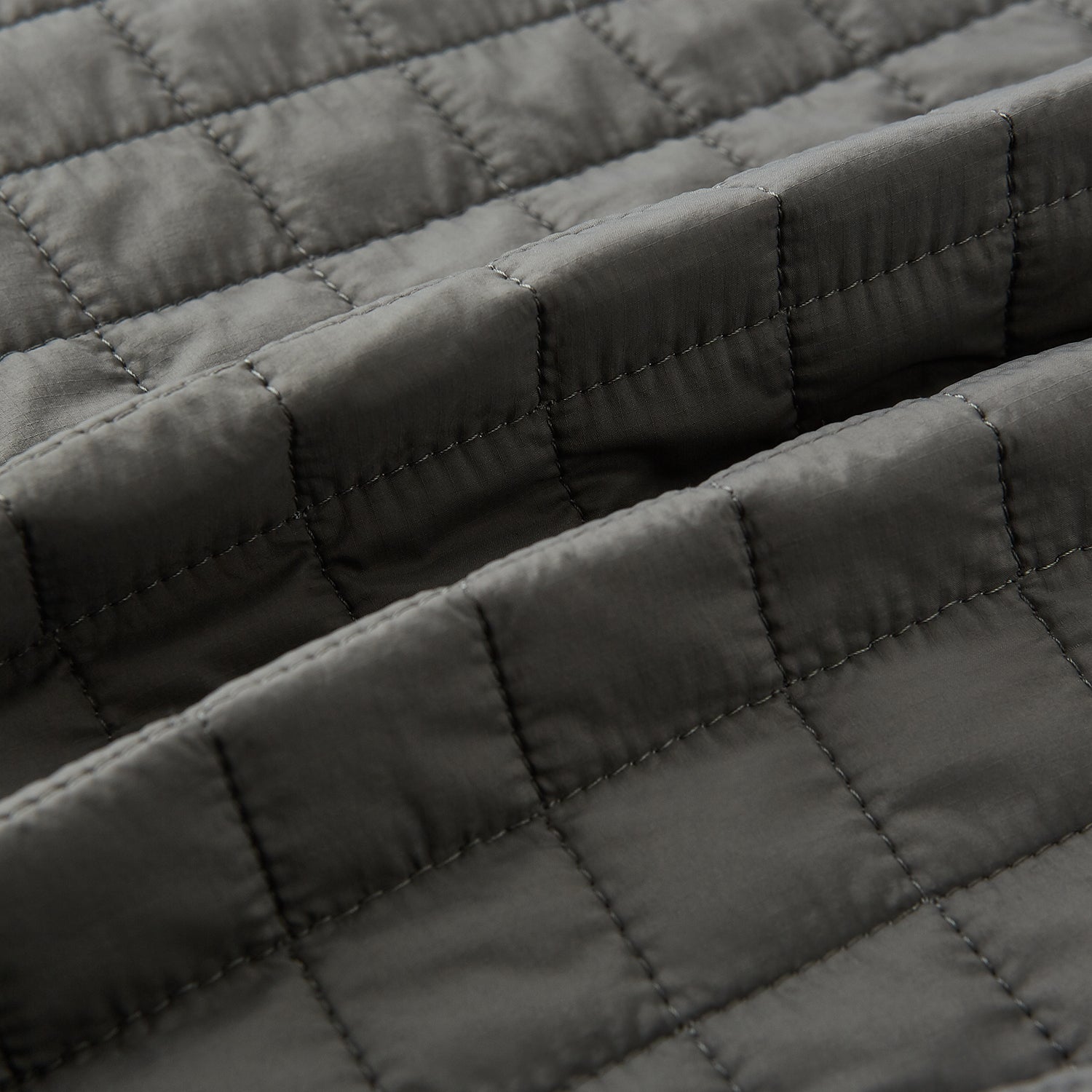 View 4 of product Shadow Grey Double-Breasted Quilted Gilet