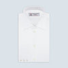 View 2 of product White Herringbone Sea Island Quality Cotton Fabric