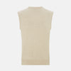 View 3 of product Cream Cashmere V-neck Vest
